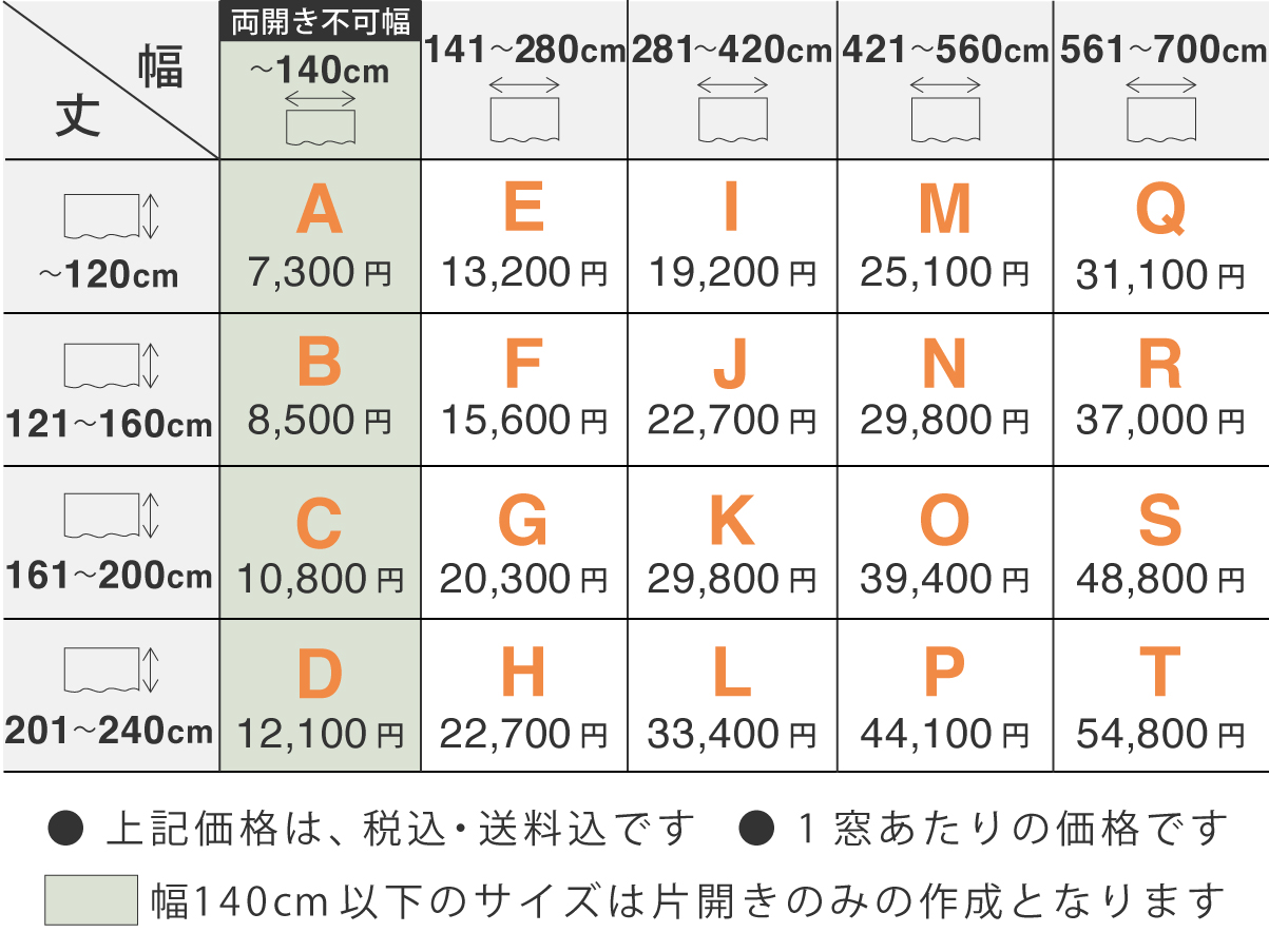 価格表フラット