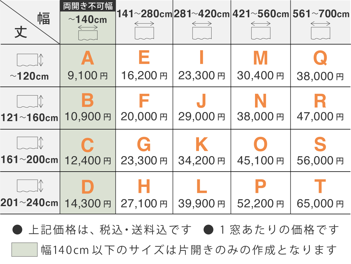 価格表フラット