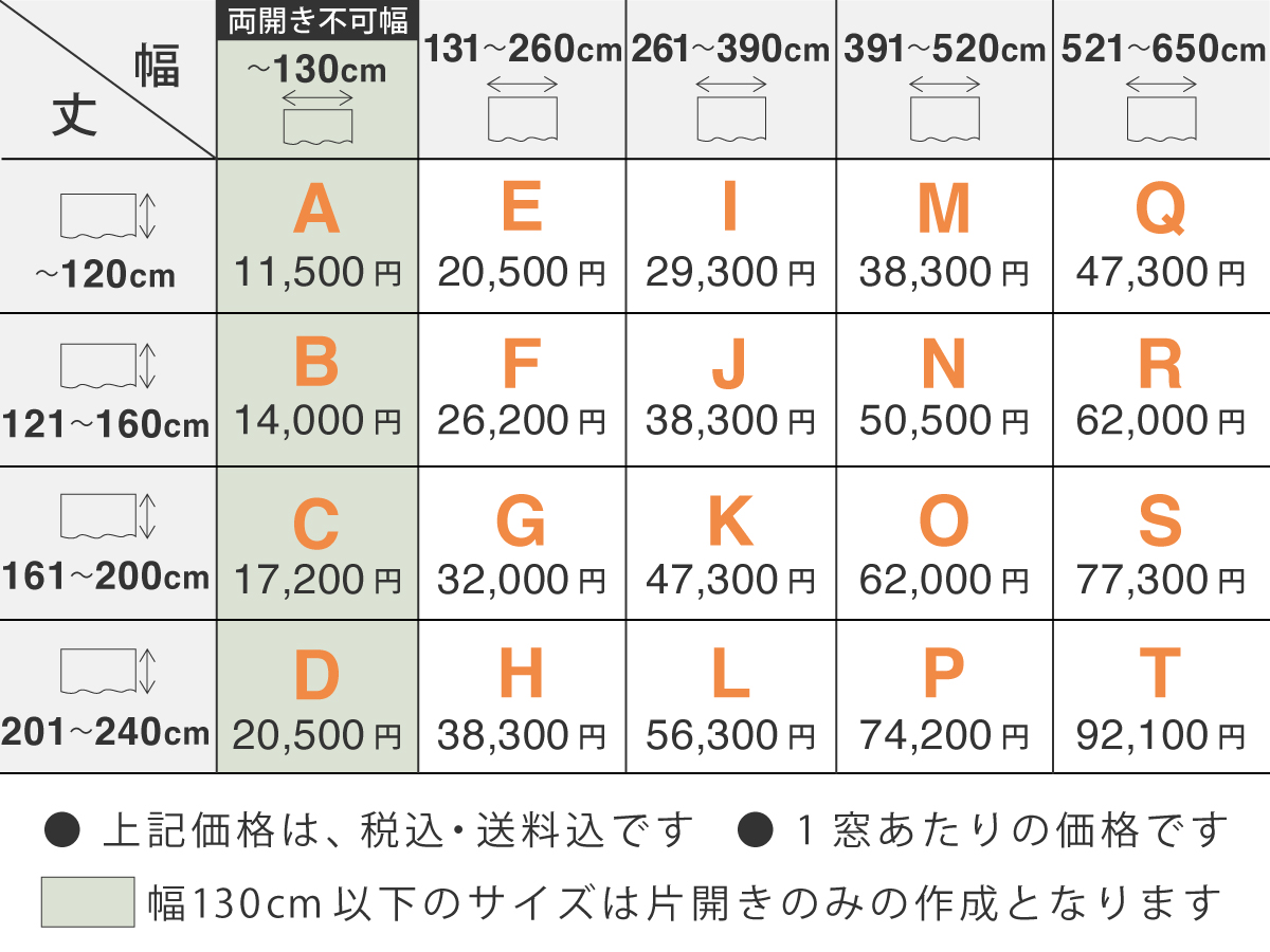 価格表フラット