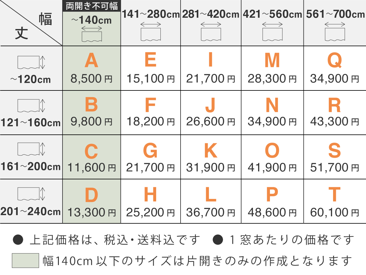 価格表フラット