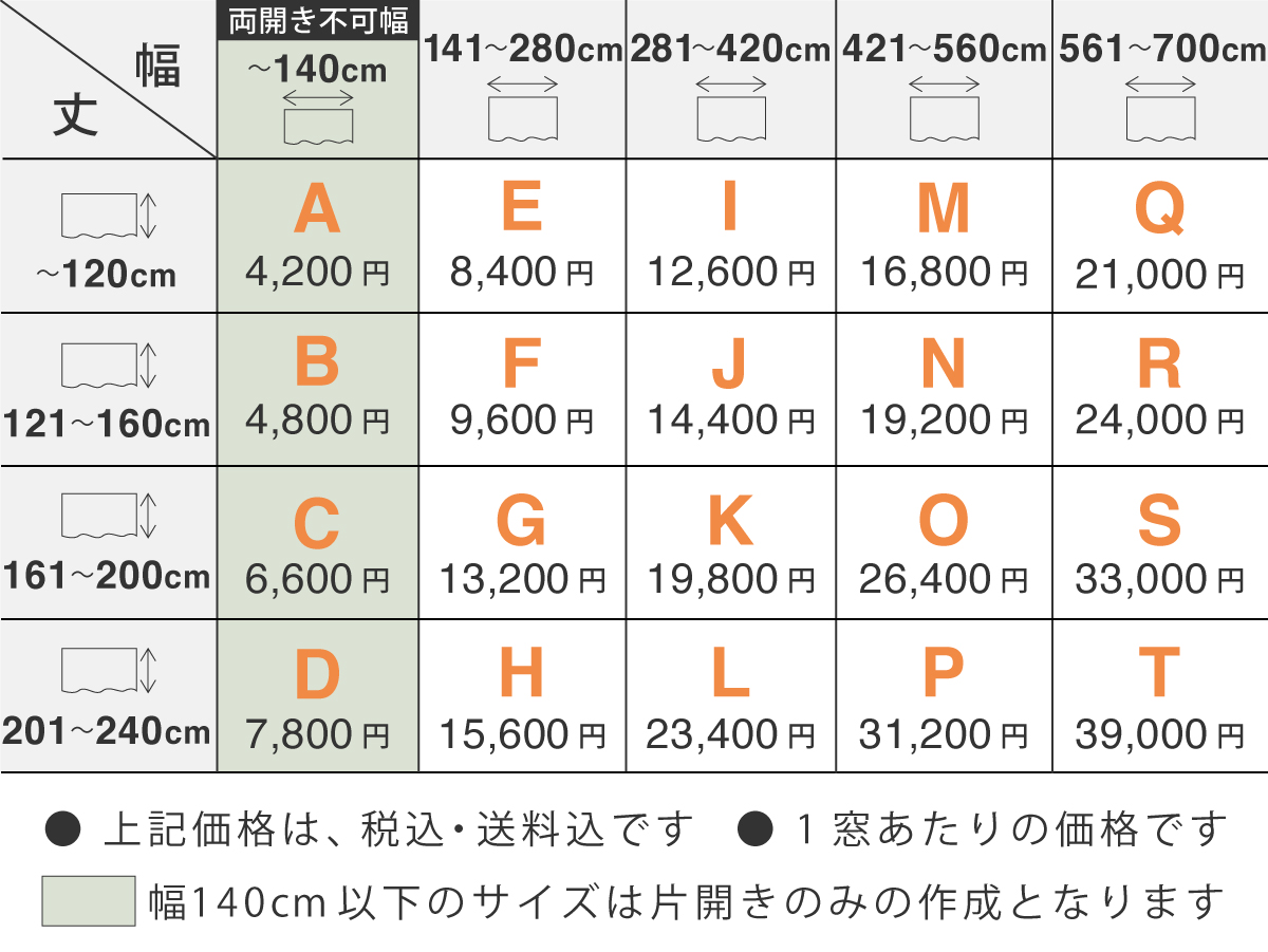 価格表フラット