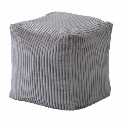 ミニビーズクッション グレー